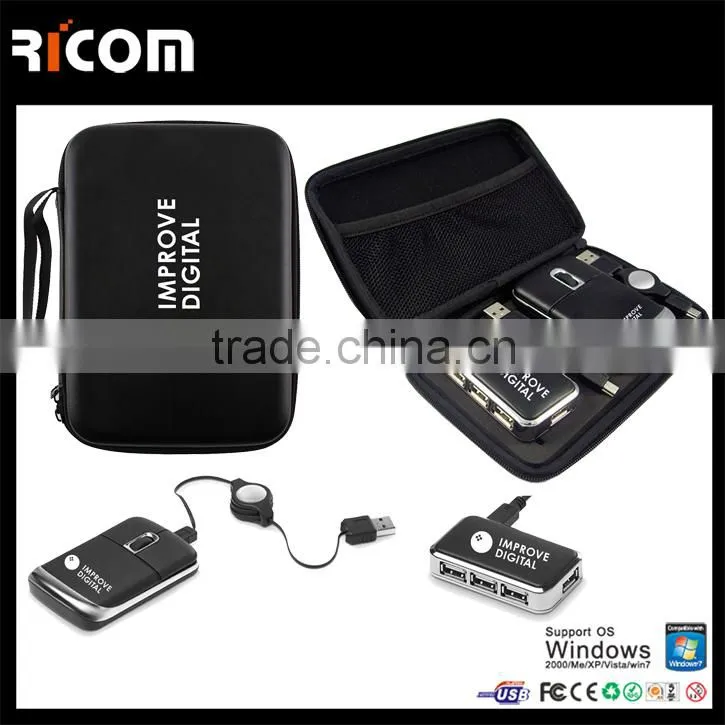 Ricom leather travel set,leather gift set travel kit,leather wholesale travel set--Shenzhen Ricom