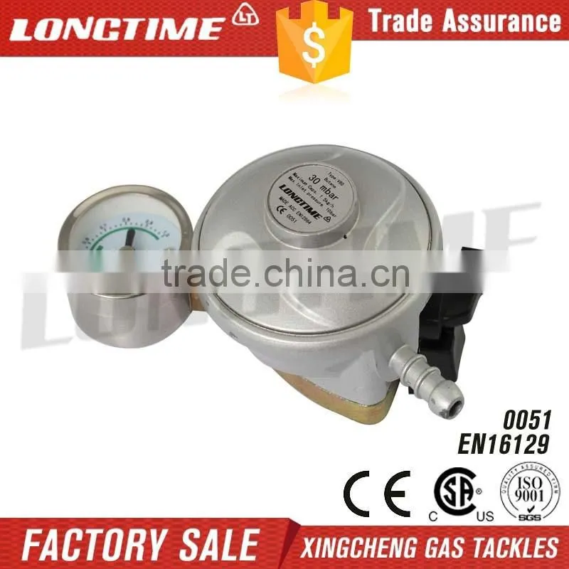LP Gas Regulator with Gauge