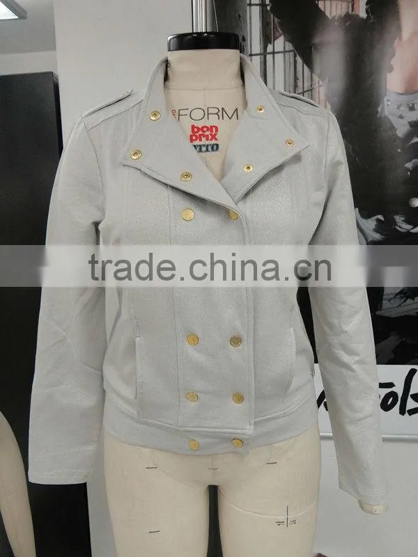 coat for sale women fashion style with gold foil print
