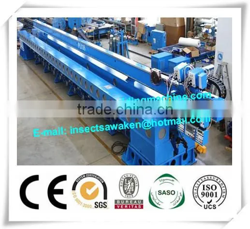 Steel Plate Butt Joint Long Seam Welding Machine , Automatic Flat Butt Welding Machine
