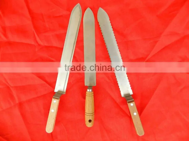 Manual honey cutting knife