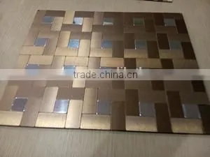 new style strip mixed color mosaic for indoor