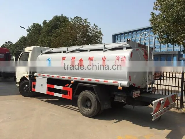 2 axles mini petrol tanker for sale 8cbm diesel type fuel tank truck dongfeng used oil trucks