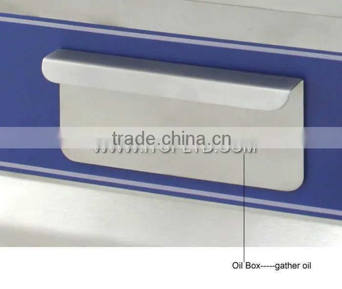 gas griddle with CE commercial induction griddle