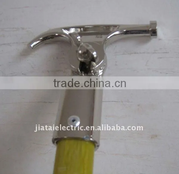 12m Fiberglass Triangle telescopic hot stick
