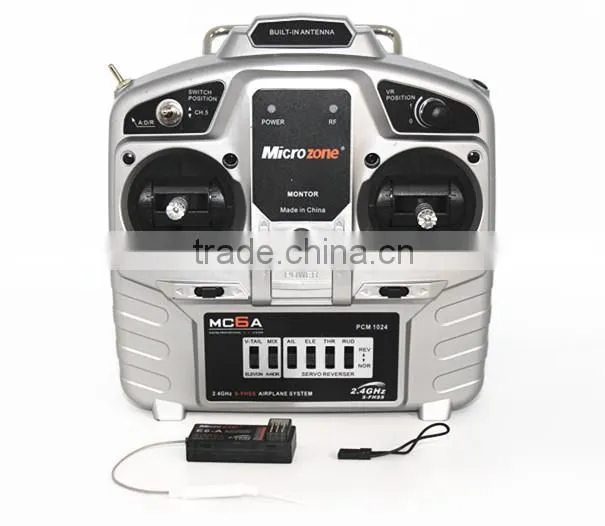 Latest Machines MC6A Upgraded version 2.4G six-channel remote control MC6A remote control with receiver