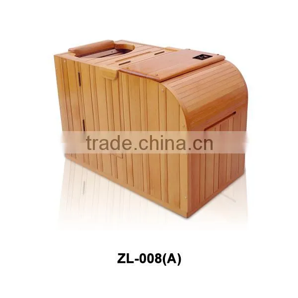 2015 outdoor spa sauna half body far infrared sauna for sale ZL-008(A)