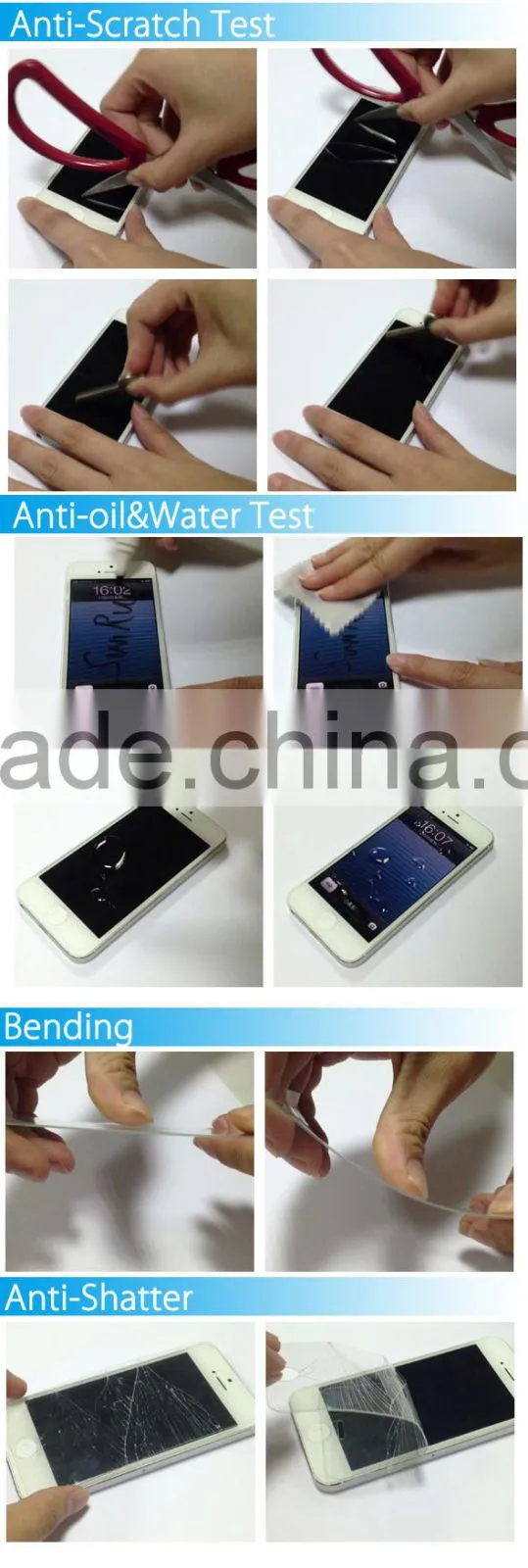 Explosion-proof glass screen protector for lg g2, for lg g2 9h screen protector