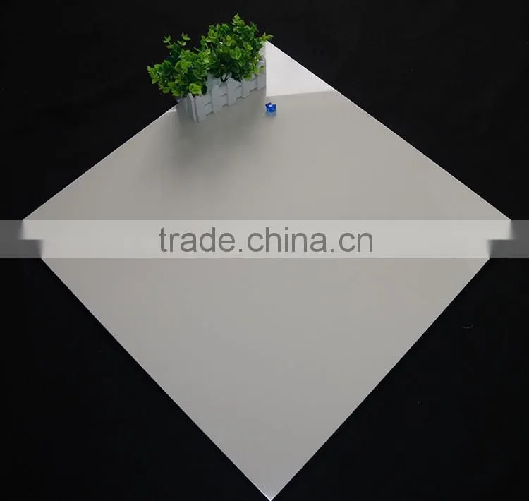 Low price super white nano polished porcelain tiles,cheap super glossy white polished porcelain tile