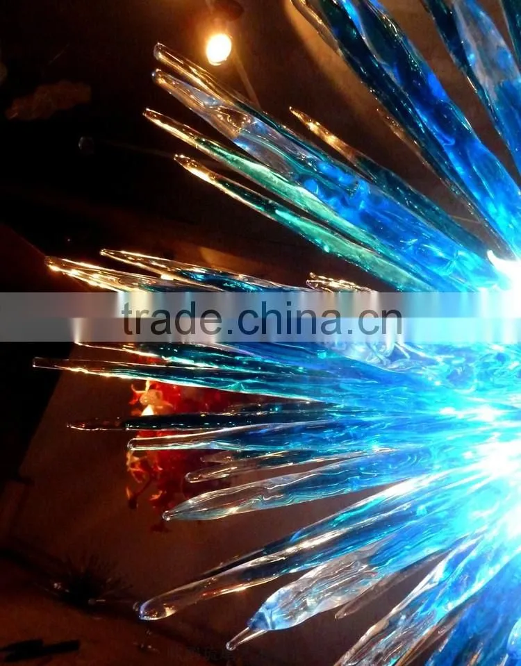 hand blown glass wall decoration XO-20150703&Murano glass chandelier from famous Chinese glass artist Mr Ou