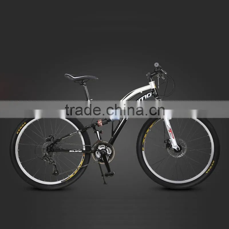 Mountain Bike 26 Inch 27-Speed Mountain Student Car Dual Shock Folding Bike High Carbon Exercise Bike