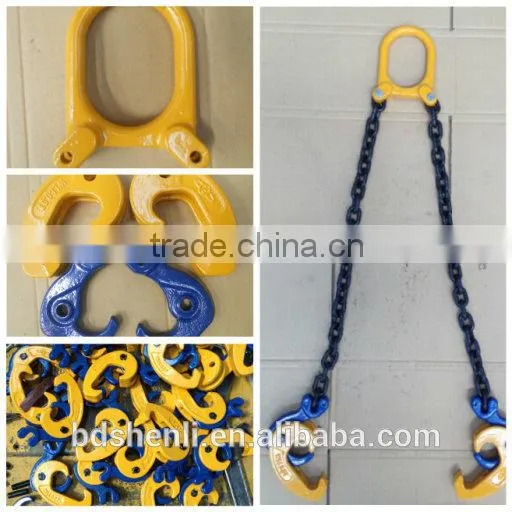 Double Chain Die Forging Oil Drum Lifting Clamp