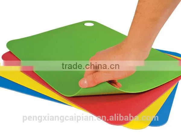 Chopping board colored plastic sheet for kitchen