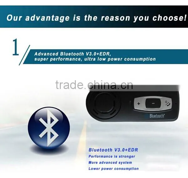 Hot-selling car bluetooth handsfree kit with good quality and price