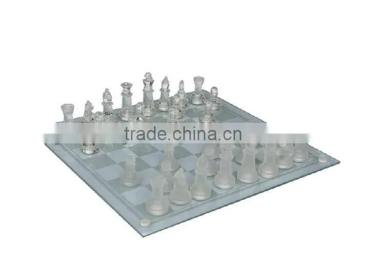 New arrival crystal glass chess for game souvenir (R-2007