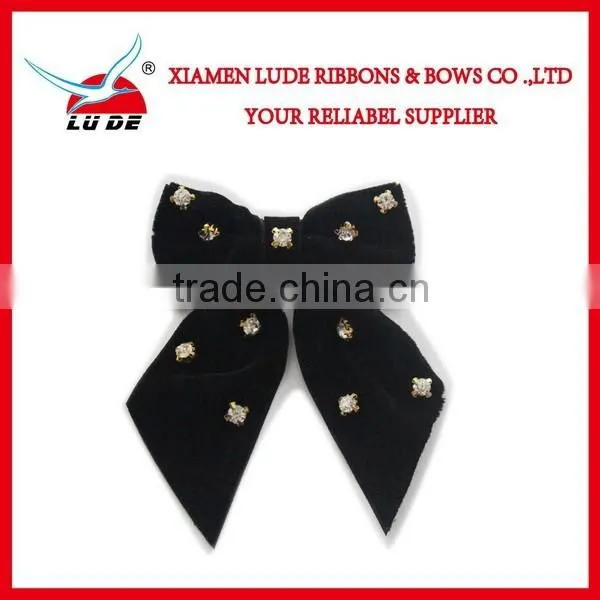 new design Gift packing use printed satin bows
