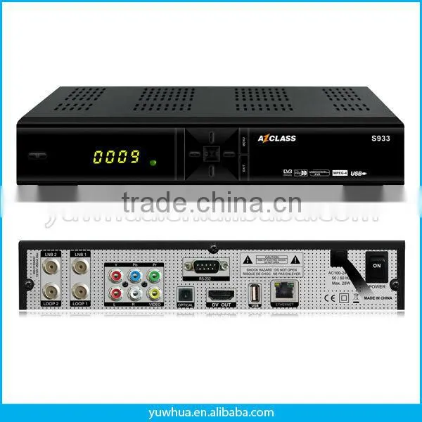 HD AZCLASS S933 set top box satellite digital tv receiver for internet TV