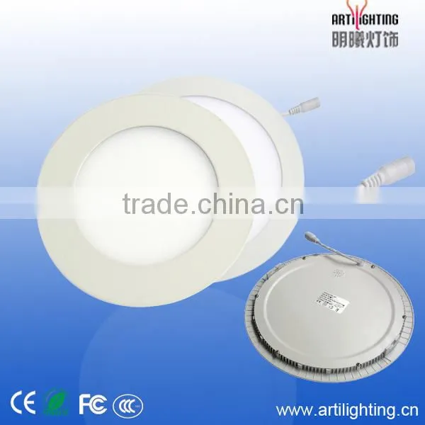 Hot sale Round Square ultra thin 3w 4w 6w 9w 12w 15w 18w 24w led panel light, 60x60 cm 36w 48w led panel light CE RoHS
