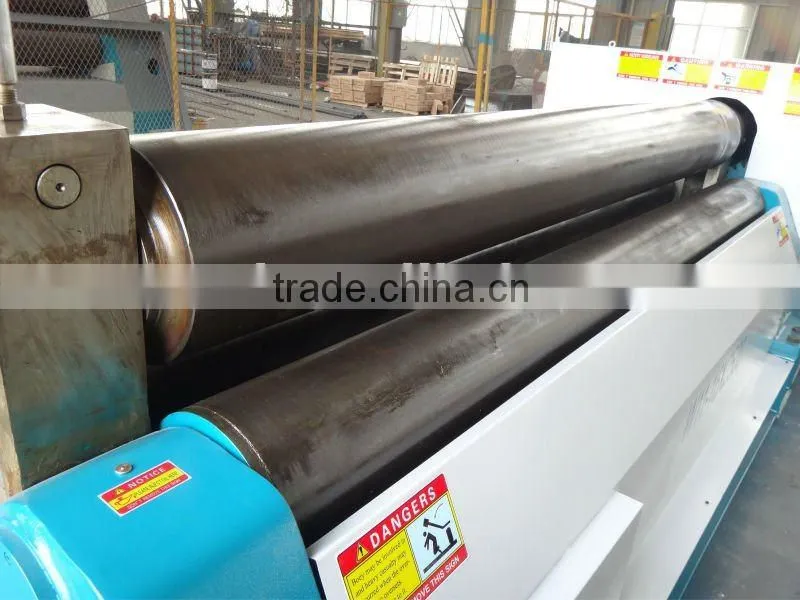 specification for sheet rolling machine,3-roller steel plate rolling machine