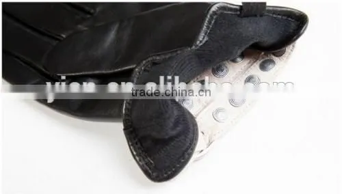 Black Leather Wholesale Gloves Fashion Ladies Wholesale Gloves
