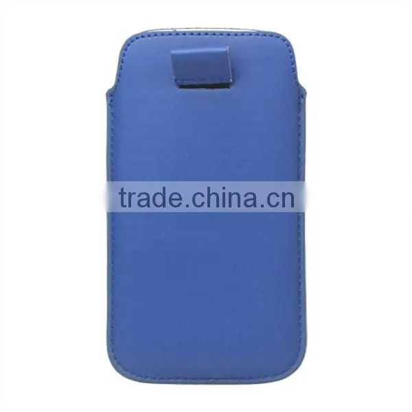 Pull Tab Leather Pouch Case for Apple iPhone 6