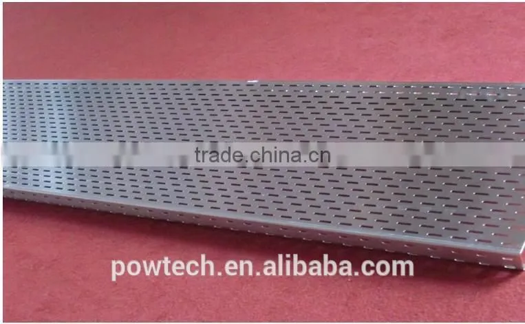 Hot dip galvanized steel perforated cable tray