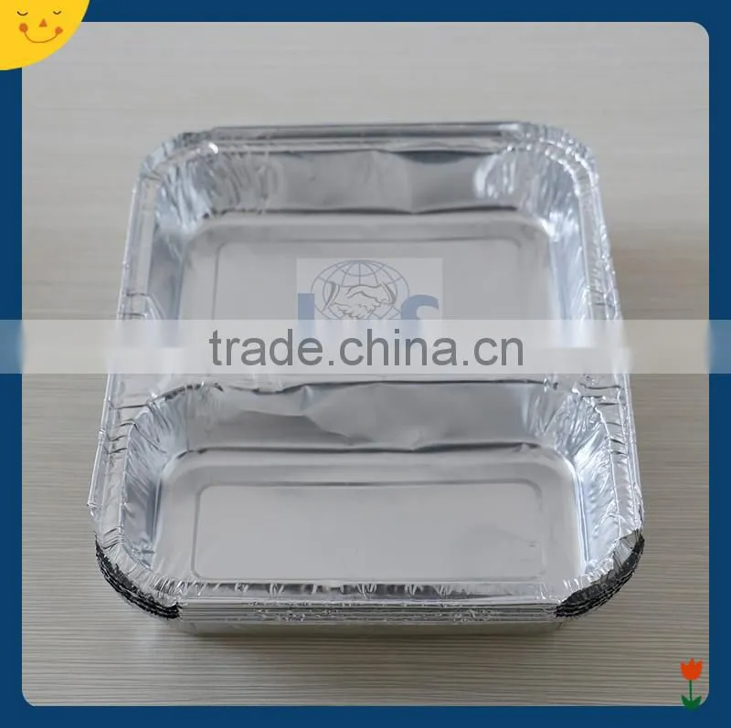 2 compartments Aluminum Foil Food Container price