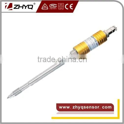 Rigid temperature transducer for plastic machinery