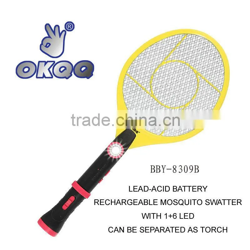 BBY-8309G LED TORCH ELECTRUC MOSQUITO SWATTER BAT ZAPPER