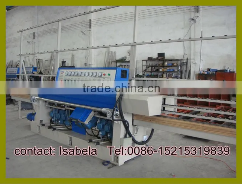 9 Motors Straight Line Glass Polisher / Glass Edger / glass edge-grinding machine (RTJM93P)