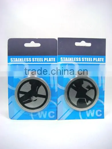 Restroom Adhesive Floor Signs/Adhesive Room Signs/Adhesive Sign Plate Door Sign