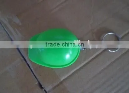 Popular Promotional Bottle Cap Safety Helmet Keychain