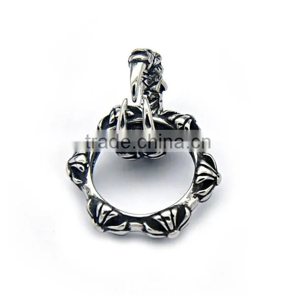 Wholesale fashion Pendant jewelry red wolf punk pendant stainless steel casting charm pendant