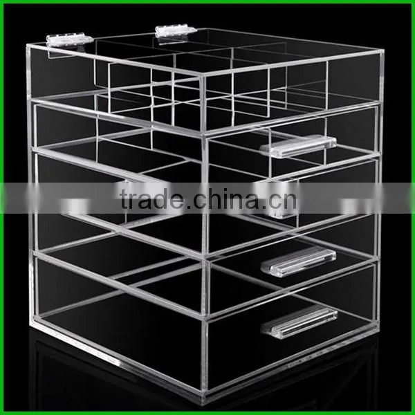 2016 Clear Large 5 Tier Acrylic Cosmetic Organizer