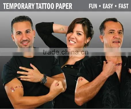 fashion tattoo paper for inkjet and laser printers