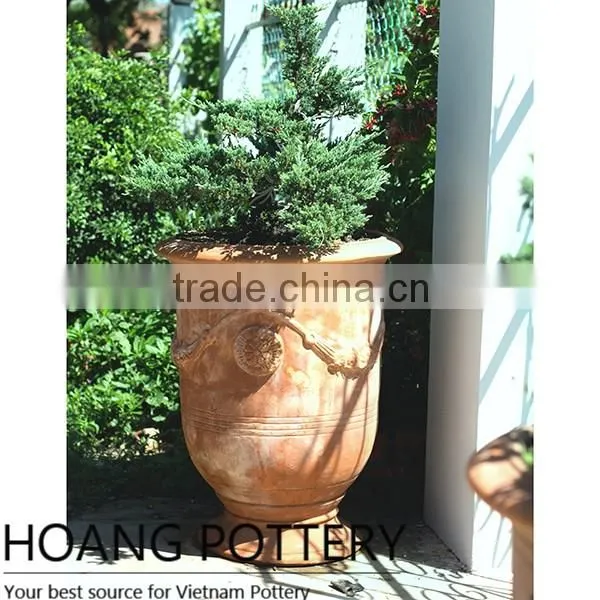 Long Terracotta Planter Outdoor - Vietnam Pottery