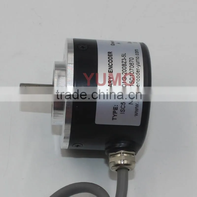 ISC5208 200 phase CNC system Machine Solid shaft encoder optical price incremental rotary encoder
