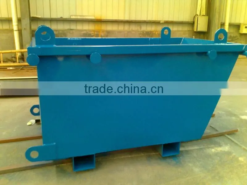 Scrap metal bins outdoor