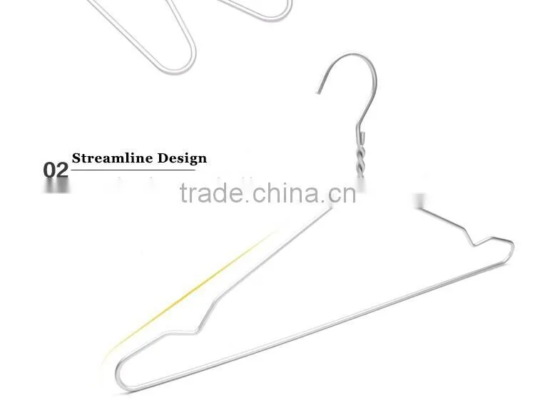 silver wire aluminium hanger