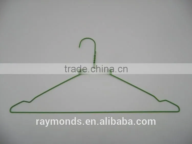 Dry Cleaning Wire Hangers With Plastic Powder Coated
