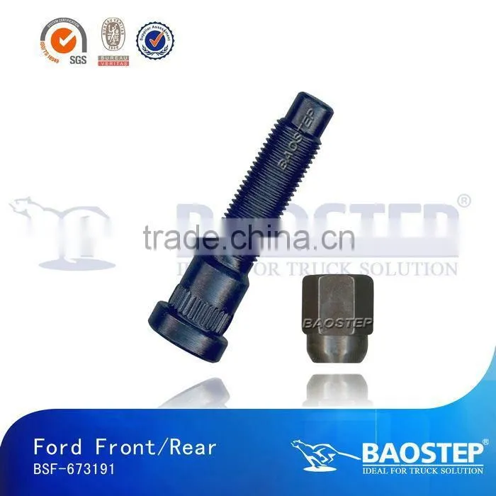 BAOSTEP Fine Concentricity Tuv Certified Auto Parts Manufacturer Galvanized Bolt And Nut For Ford