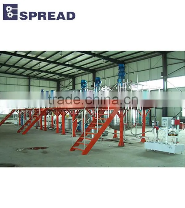 Industrial paint production line