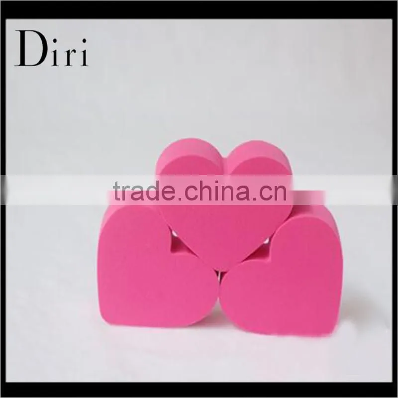 High Quality Beauty lady Heart Shape Sponge Puff ,Powder Puff