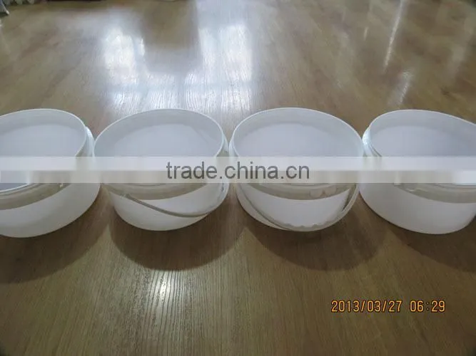 utility 8L PP Plastic round pail with lid