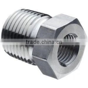 Customizing Stainless Steel 316 Pipe Fittings, Reducing Bushing 1/2'' NPT Male & 3/8'' NPT Female