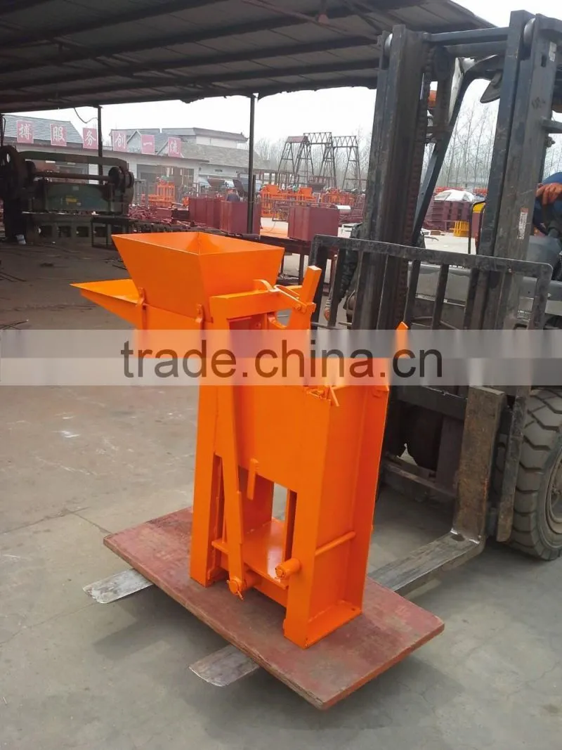 manual interlocking clay brick making machine
