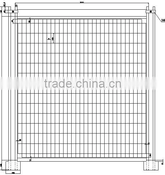 Hot Dipped Galvanized Welded Temporary Fencing / outdoor fence temporary fence