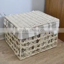 FD - 15863Home decor bamboo handicraft rattan basket wholesale