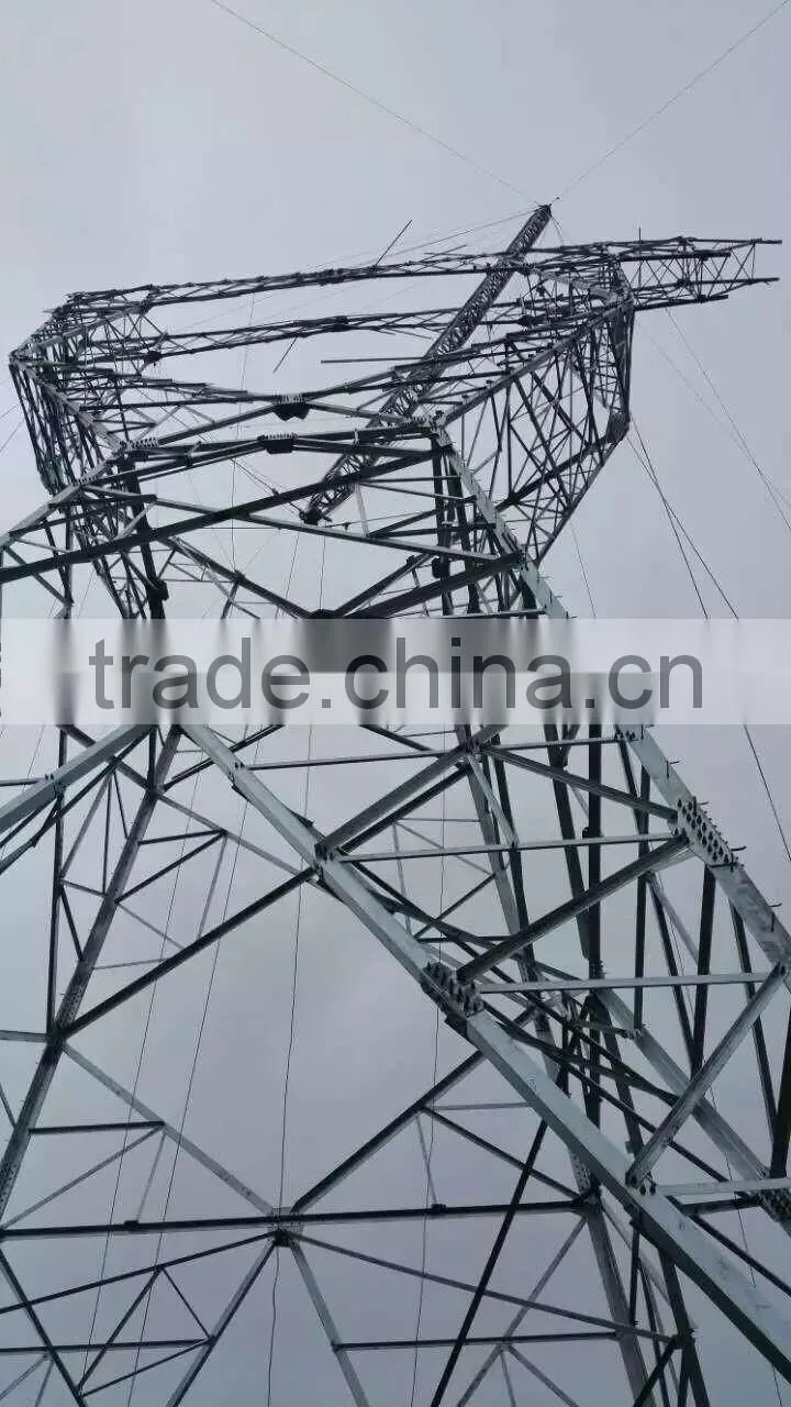 Erection tower tool aluminum alloy inner suspended lattice gin pole