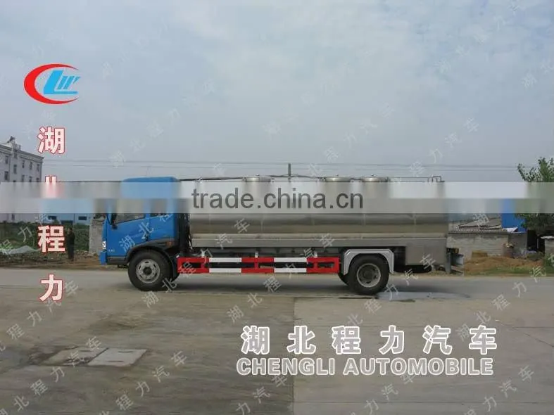 FAW 4*2 milk tank truck for sale